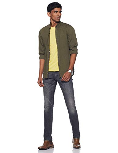 Cazibe-Mens-Plain-Regular-Fit-T-Shirt Cazibe Men's Plain Regular Fit T-Shirt