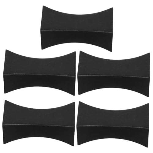 Garneck 5pcs Chopstick Rest Spatula Ladle Holder Chopstick Fork Rest Chopsticks Pillow Fiberglass Chopstick Holder Knifes Rest Tableware Rest Pillow Dinner Spoon Stand Black Glass Fiber