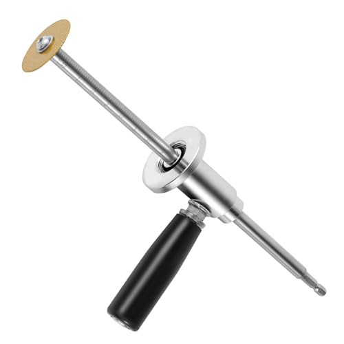 PVC Pipe Inside Cutter with Diamond Grit Wheel & Handle, Stainless Steel Internal Plastic Pipe Cutter Tool for 1-1/2" to 8" Plumbing 7" Adjustable Cutting Depth