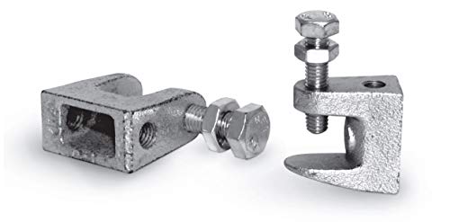 SYSTERM Galvanised Steel Support Bracket for Ventilation and Other Systems. M6 (6mm), M8 (8mm)