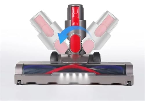 Tête d'aspirateur Dyson V7 V11 V15 pour voir la saleté cachée avec LED