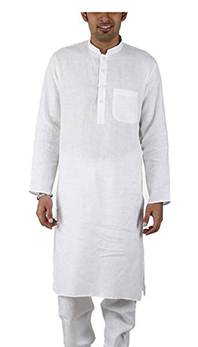 Kurta para hombres Royal Kurta ropa de verano ligera de corte recto de algodon