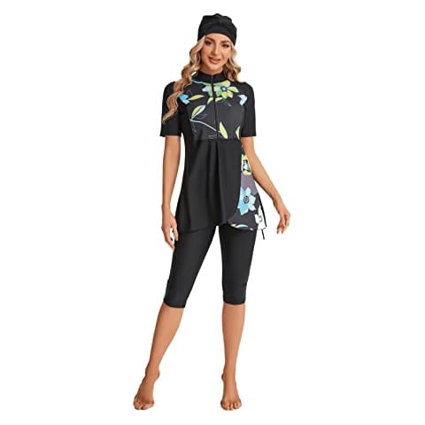 ShuoBeiter Modest Short Sleeve Swimsuit Cover