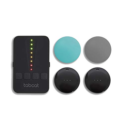 TabCat Pet Tracking Cat Collar Tracker System - Includes 2 Tags