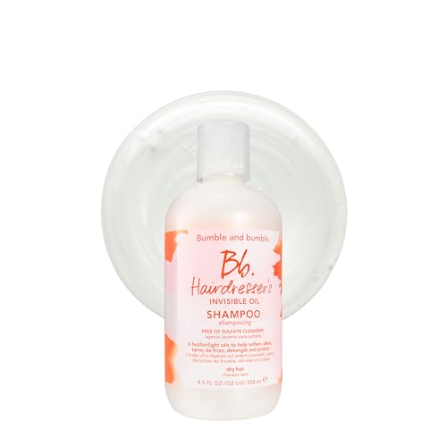 Bumble and bumble. Hairdresser's Invisible Oil Hydrating Shampoo | Anti Frizz, Softening, Color Safe | For All Curly, Wavy, Straight Hair Types | With Argan, Coconut + Grapeseed Oil