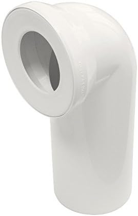 Connecting Pipe for Stand Toilet, White, 21576 3