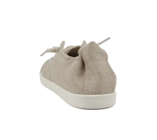 Image of Soda Flat Women Shoes Linen Canvas Slip On Sneakers Lace Up Style Loafers Zig-S