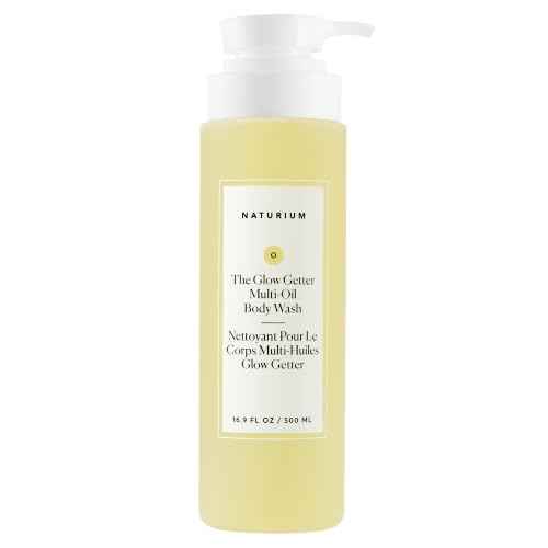 Naturium The Glow Getter Multi-Oil Hydrating Body Wash, Gentle Cleanser, 16.9 oz