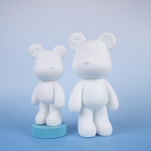 Figura Bear Fluid Bear 10 Inch Molde en Blanco miniatura 5