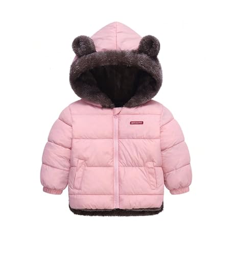Image of Kids Boys & Girls Unisex Warm Full Sleeves Reversible Quilted Furr Jacket With Hood