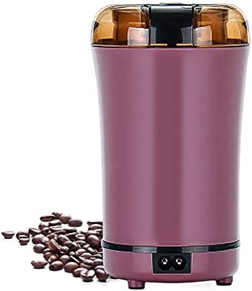 RRH Coffee Grinder Electric Spice Grinder Portable One-Touch Control Grinder with Stainless Steel Blade for Coffee Bean Dry Herb Spices, Purple