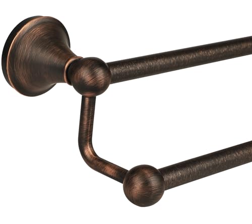 Ntipox Antique Bathroom Double Towel Bar Oil Rubbed Bronze, 24 Inch Towel Racks for Bathroom Wall...