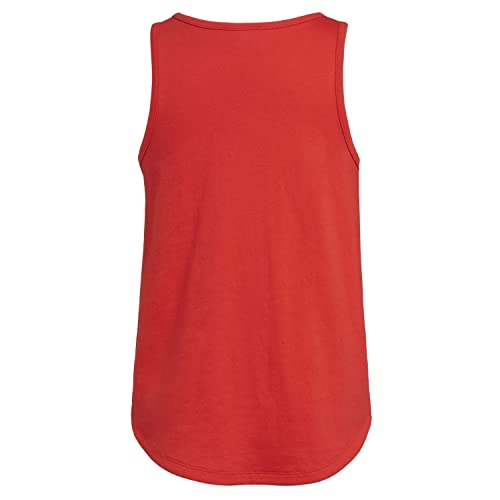 Image of adidas Girls Sleeveless Curved Hem Tank Top