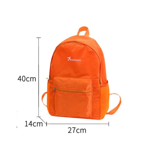 Mochila ligera negra impermeable 30L para senderismo miniatura 6
