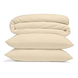 housse de couette pour lit queen size PLUS RÉSISTANT QUE LE COTON - Cet ensemble de housse de couette de luxe ne se déchirera pas après le lavage. Oubliez les draps froissés ! Plus durables et respirants que le coton, ils résistent aux froissements, aux taches, à la décoloration et aux odeurs. Contrairement à la plupart du linge de lit standard, notre fermeture éclair, petite mais super résistante, garantit une protection complète de votre couette.