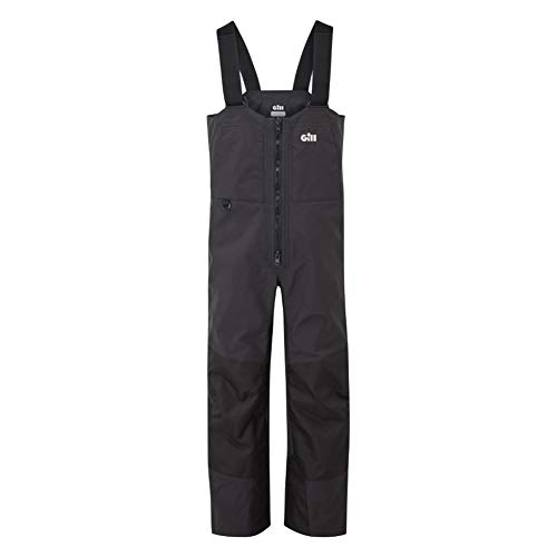 Gill Men's Tournament Performance Waterproof Fishing Bib Trousers, Graphite, Small
