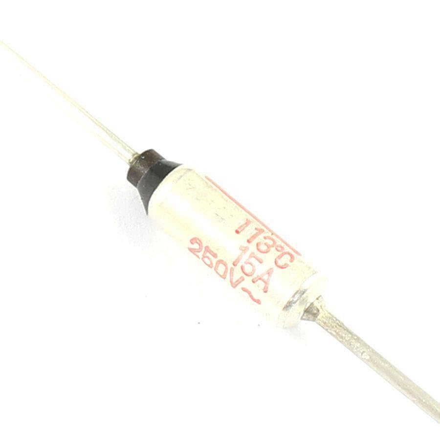 100 Pcs Thermal Fuse 113 Degree TF Cutoff 15A 250V SF109U-1