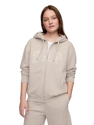 Image of GAP Women's Logo Hoodie Hooded Full Zip Sweatshirt