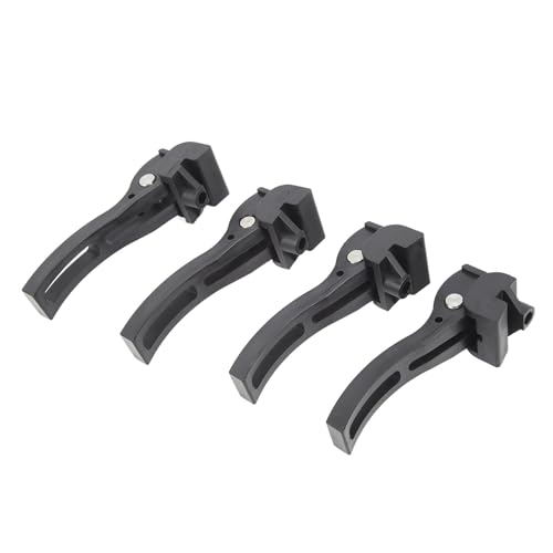 Tbest 4 Piezas Trifold Tonneau Cubierta Dura o Suave Reemplazo de Abrazadera Plegable para Accesorios de Cama de Camión Duradera Resistencia de Alta Resistencia Fácil Instalación