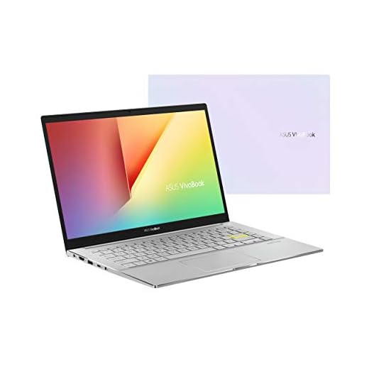ASUS VivoBook S14 S433EA-AM423T - Portátil 14" Full HD (Core i5-1135G7, 8GB RAM, 512GB SSD, Iris Xe Graphics, Windows 10 Home) Blanco Sueño - Teclado QWERTY español