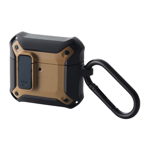 �G���R�� AirPods �P�[�X ��4���� �A�N�e�B�u�m�C�Y�L�����Z�����O����AirPods ���b�N�@�\ �Ռ��z�� MagSafe�[�d�Ή� ZEROSHOCK Lock�P�[�X �R���[�e AVA-AP06ZEROLBR