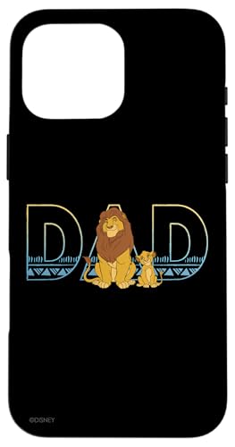 Disney Le Roi Lion Simba et Mufasa Dad Père Coque pour iPhone 16 Pro Max
