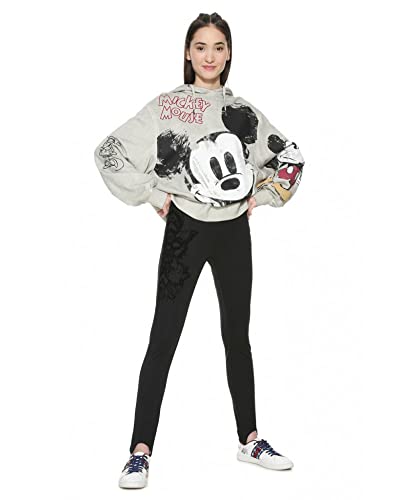 Pantalon Legging Desigual Abril Noir galbant anti-pli femme