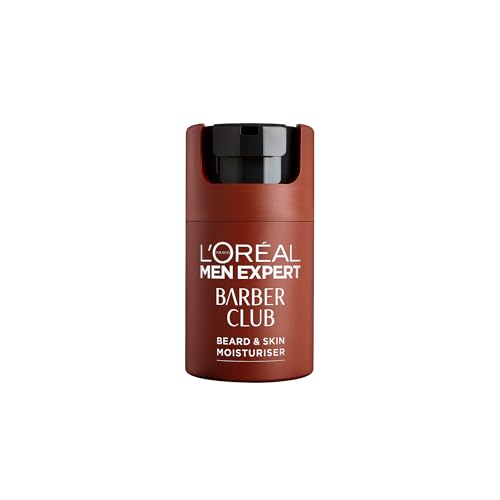 LOréal Men Expert Barber Club Short Beard and Face Soothing Moisturiser Non-Greasy Paraben Free 50ml