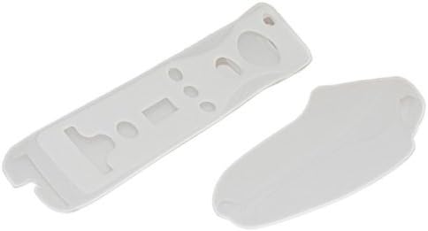 Silicone Skin Soft Case for Nintendo Wii Remote and Nunchuk, White