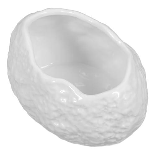 MUCKLILY Ciotola in Ceramica da Dessert 12 Cm Motivo Roccia, Contenitore per Snack e Insalate, Resistente al Calore e Decorativa, per Casa e Feste