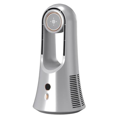Faeymth Ventilador de Aire Acondicionado Sin Aspas Aroma, Batería de Iones de Litio de 1800 MAh, Ventilador de Resistencia Eficiente Ajustable de 6 Velocidades