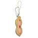 JAWSEU 1 Pezzi Fidget Toys Peanut Stress Relief Giocattoli, Portachiavi Arachidi, Stress Anti-Ansia di Fagioli Divertimento Giocattoli Regalo per Adulti Capretto