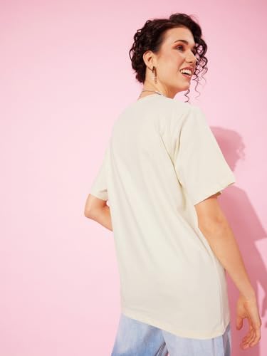Image of Dillinger Blue Graphic Oversized T-Shirt