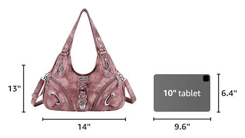 Image of Angelkiss Hobo Purses and handbags for Women Satchel Handbag Women Purses Large Daily Shoulder Bags