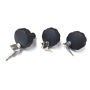 Volkswagen 7D4071734 Nakrętki Zamykane z Kluczem (3 sztuki)