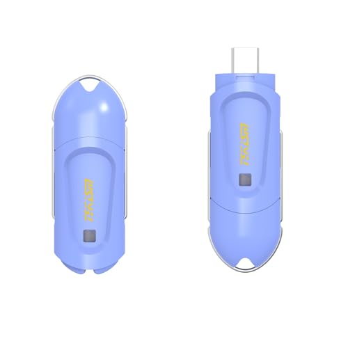 Clé USB Type C 128 Go Flex C pivotante bleue pour le stockage informatique de vos ordinateurs
