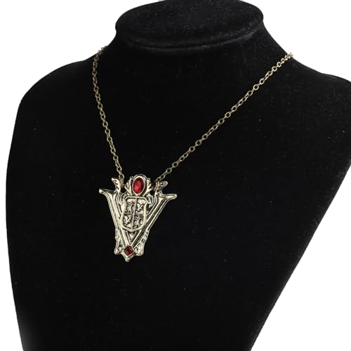 BEKECH Movie Inspired Gifts Eclipse Necklace New Moon Volturi Crest Pendant Jewelry Necklace for Man Women Movie Fans3