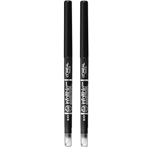 L’Oreal Paris Makeup Infallible Never Fail Original Mechanical Pencil Eyeliner with Built in Sharpener, Black, 0.008 oz., 2 Count