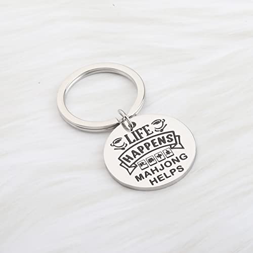 MYOSPARK Llavero Joyeria Para Amantes Del Mahjong miniatura 5