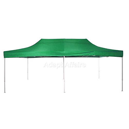 Image of Invezo Outdoor Gazebo Canopy Tent 10 x 20 feet (Green, Premium (47 KGS))