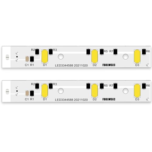 WR55X26671 LED Light Board for GE Refrigerators | Replacement for PS11767930 AP6035586 4468532 EAP11767930 | Easy Installation 2PCS
