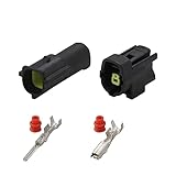 Demasiado Dj70216y-1.8mm sensor plug 3P automobile waterproof connector 4P cable male and female butt plug 6-core rubber shell 12 holes (Color : 1p, Size : 5sets)