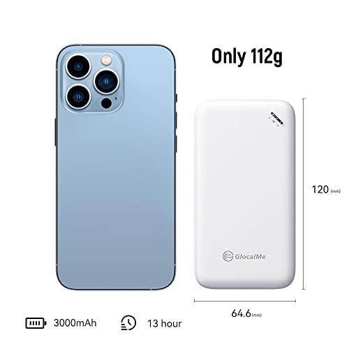 Glocalme Upp 4G Lte Mobile Hotspot Wifi Router, Available In Over 140 Countries, No Sim Card Required, No Roaming Fees, Portable International Hotspot, With Smart Local Network Auto-Selection (White) #TOP4