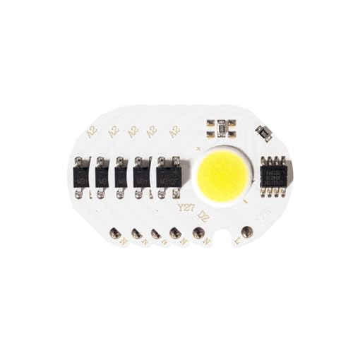 5pcs Y27 LED COB Chip 3W / 5W / 7W / 10W / 12W 220V Smart IC Without Driver LED Bulb DIY Floodlight Spotlight Accessories(White,