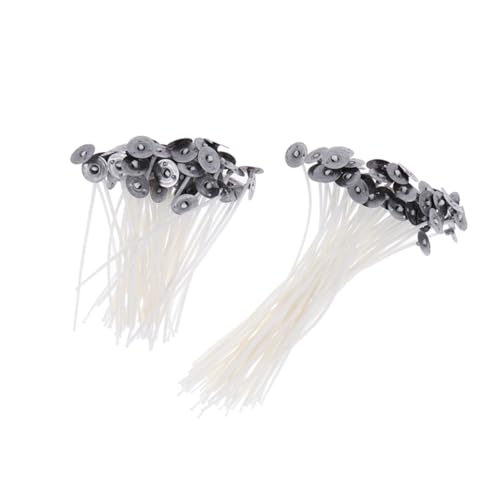 Mechas para velas de algodón Uonlytech, 100 unidades miniatura 7