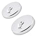 Master Magnetics 07254 Magnetic Hook with Decor Hook Chrome Plate, 2.63" Diameter, 0.750" Thick, Silver