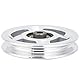 Fitness-Riemenscheibe Rad, Universal Aluminiumlegierung Lager Riemenscheibe Rad Gym Durchmesser 90mm & 115mm für Training Krafttraining Zubehör(Diameter115mm)