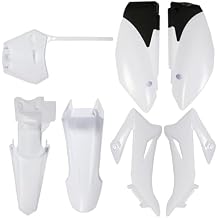 GXYWADY Motorcycle White Body Cover Plastic Fairing Kit Replacement for TTR110E TTR 110