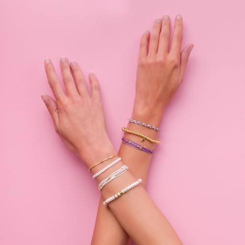 Pura Vida Bracelet Sweet Honey Bracelet Stack, 3 Stackable Bracelets for Women4