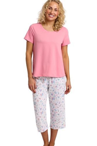 Pyjama femme Indigo Sky Shelby en coton respirant anti-transpiration nocturne